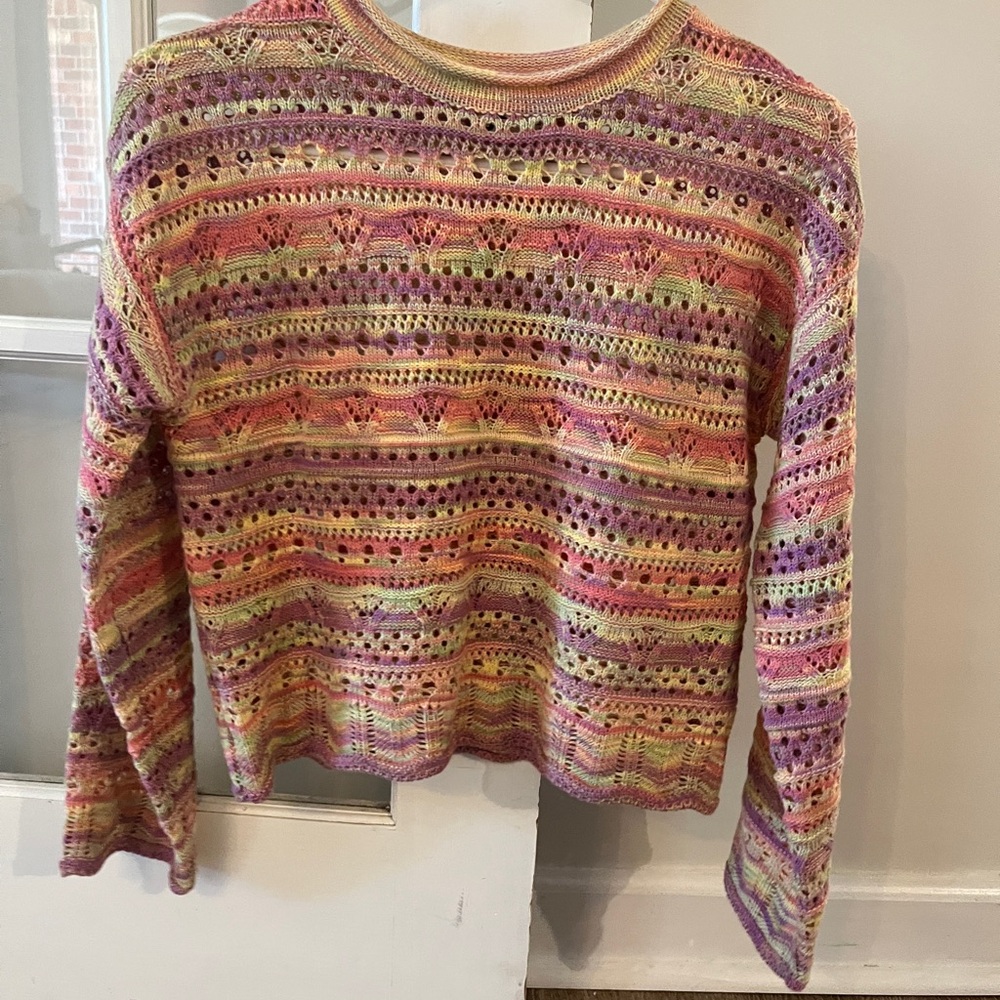 SO Multicolor Knit Sweater for Kids